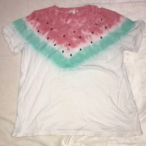 Urban Outfitters tie dye watermelon shirt